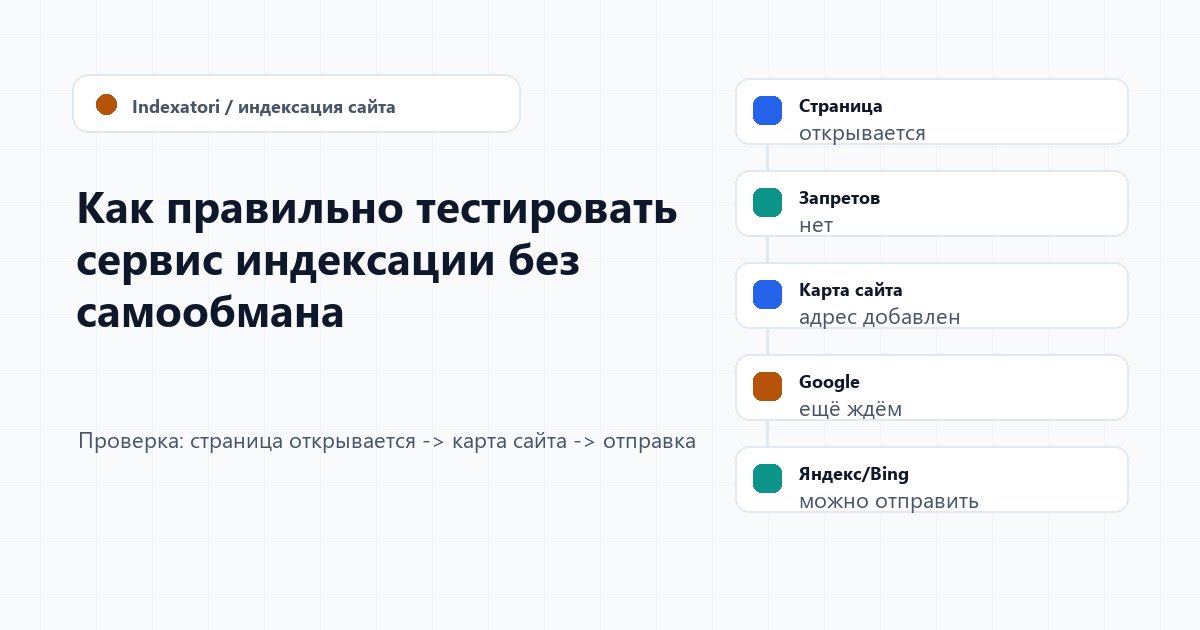 Как правильно тестировать сервис индексации без самообмана