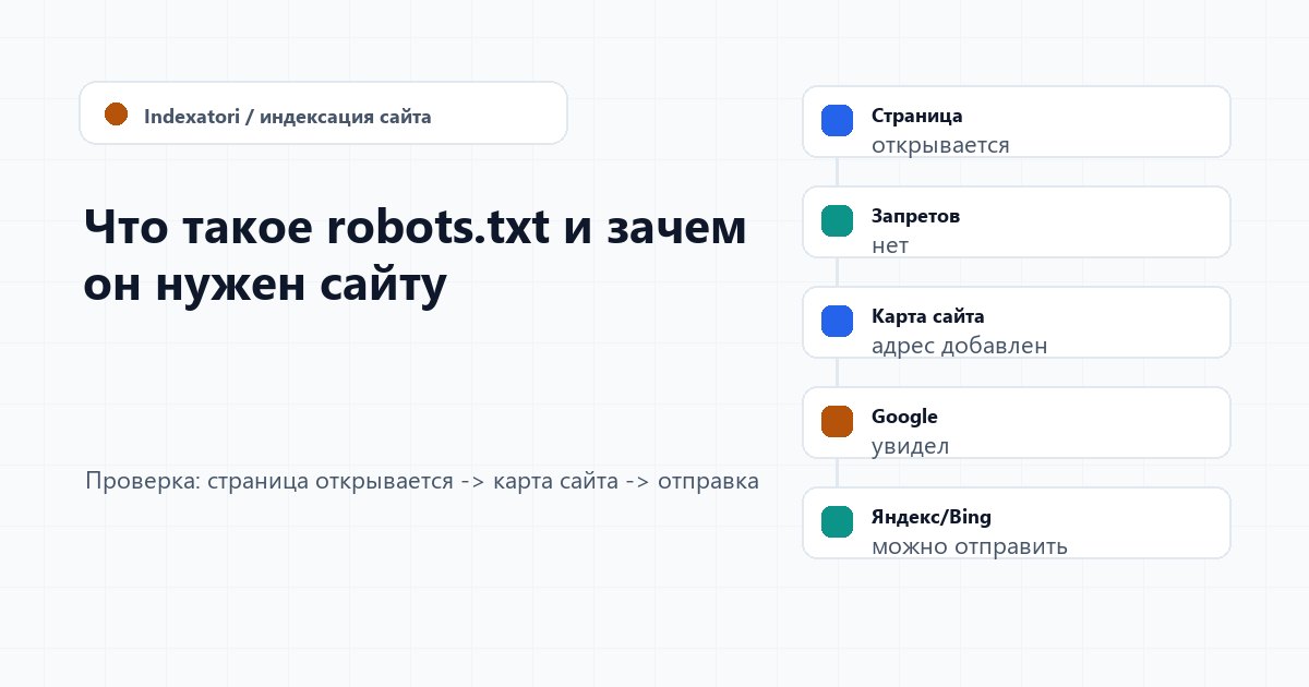 Что такое robots.txt и зачем он нужен сайту