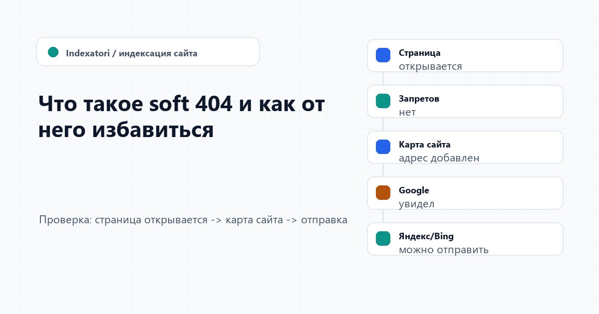Что такое soft 404 и как от него избавиться